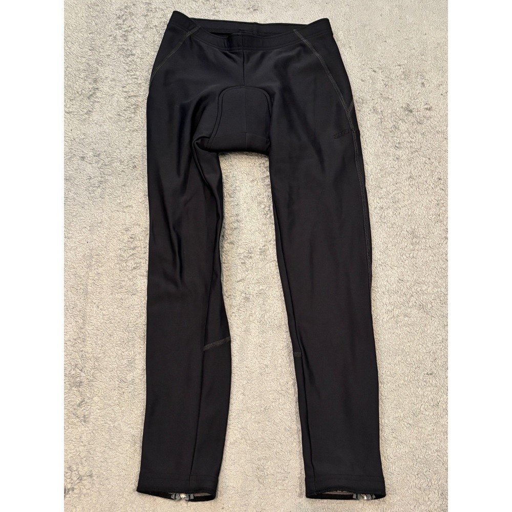 Novara Mens Small Black Padded Cycling Tights Thermolite Thermal Bike Pants S